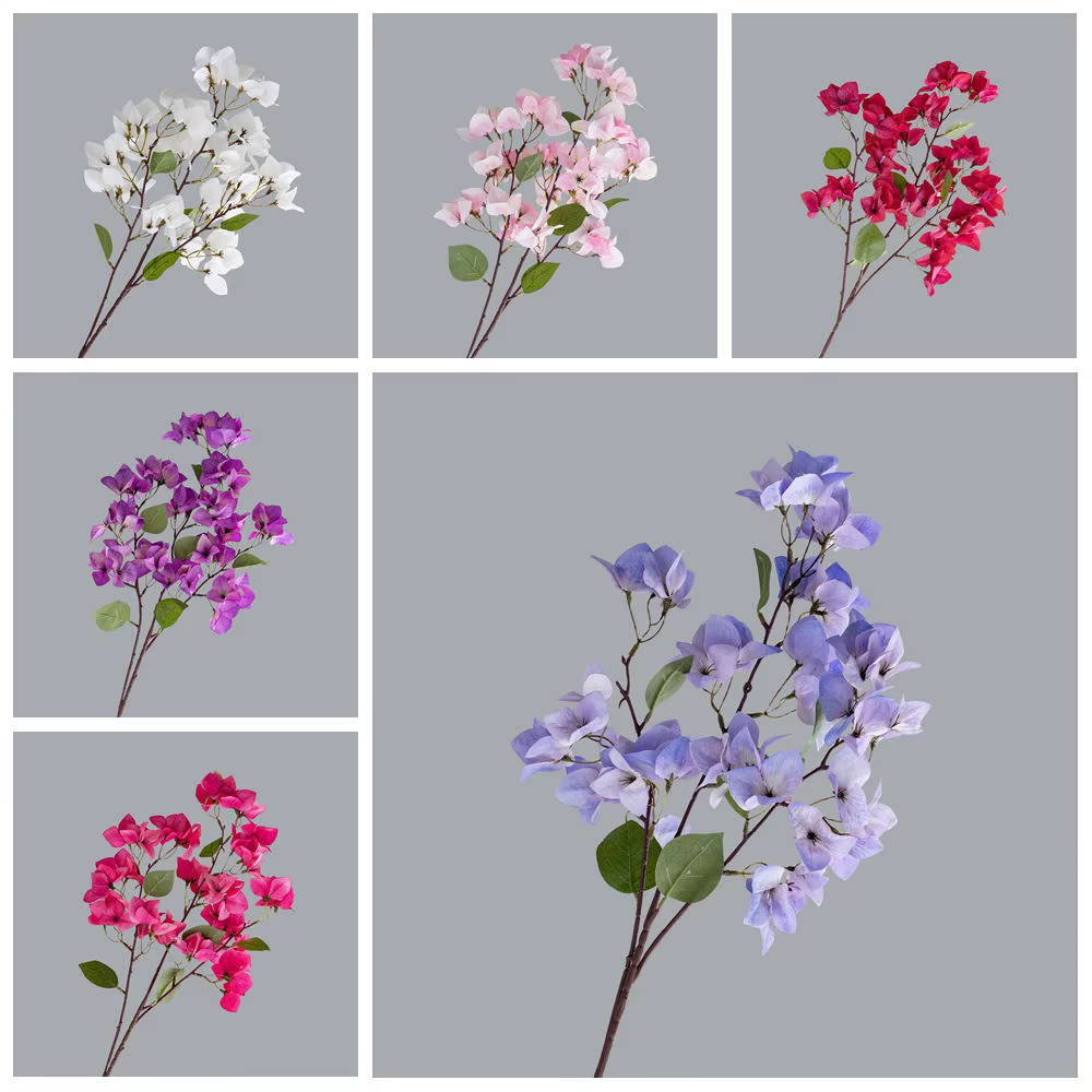 Fleurs artificielles de bougainville de 34 pouces