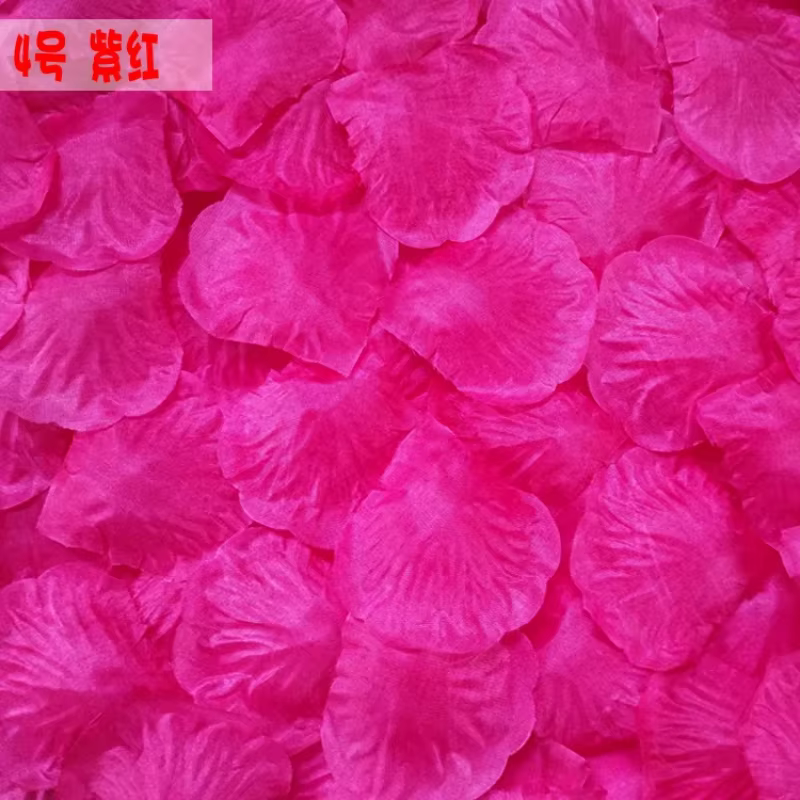 Nouvelle mode 1000 pièces/lot Pétales de rose artificiels en soie Décorations de mariage Chemins de table