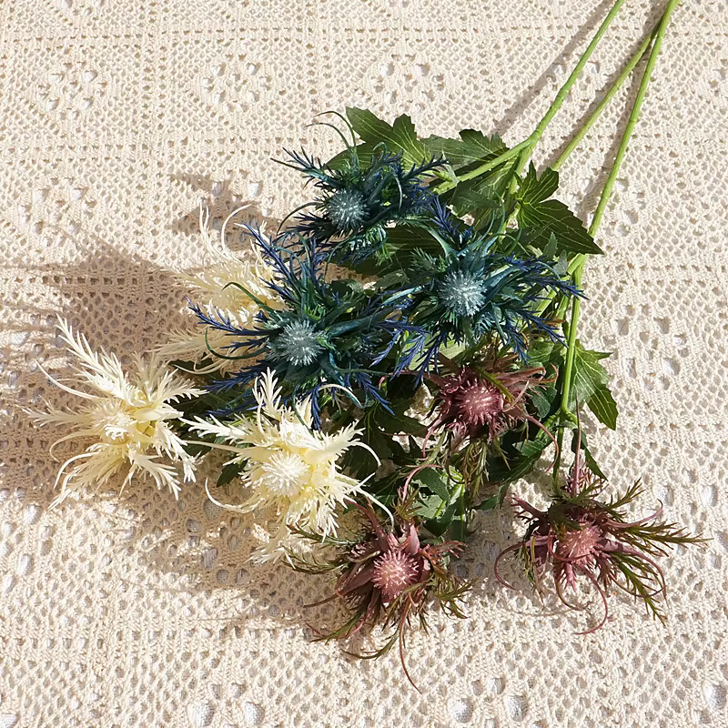 67 cm en plastique épine persil fleur branche fleurs artificielles mariage décoration de la maison flores bricolage