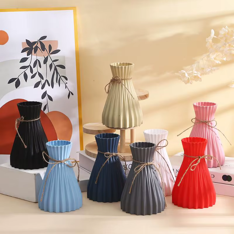 Vase à fleurs moderne en origami