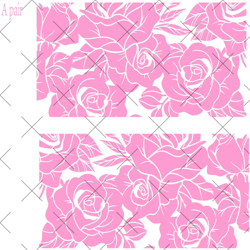 Autocollant de voiture en forme de fleur de rose, une paire, décoration de fenêtre arrière, accessoires extérieurs universels pour tous les véhicules, autocollant en vinyle imperméable