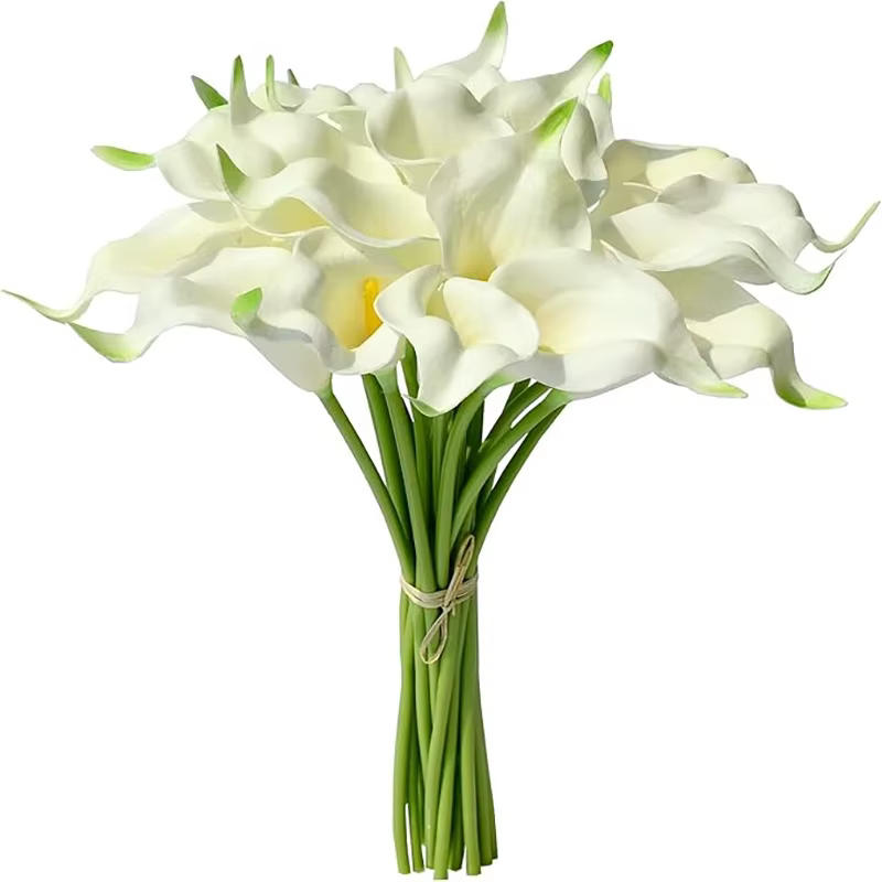 Mini fleur artificielle de calla en PU
