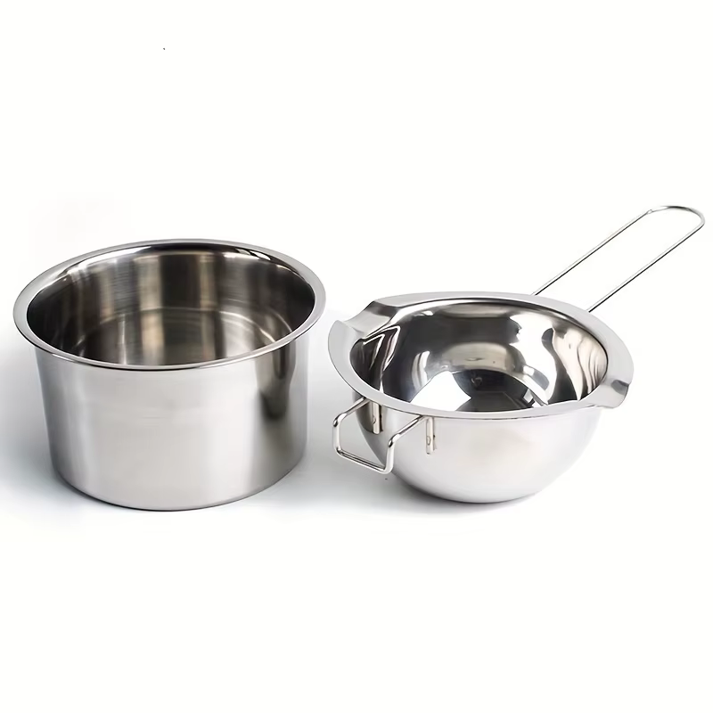 Lot de 2 pots de fusion de cire de 400 ml pour bougies DIY