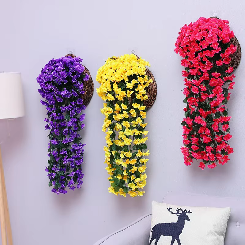 Fleur Artificielle en Verre pour Décoration de ix
