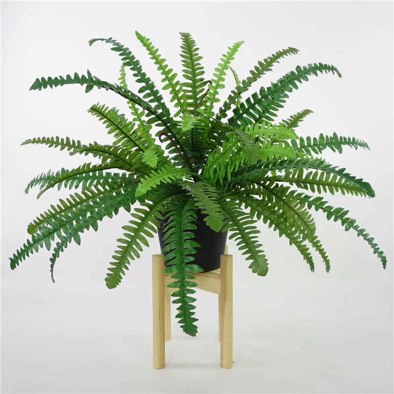 Plantes vertes artificielles en pot : herbe persane