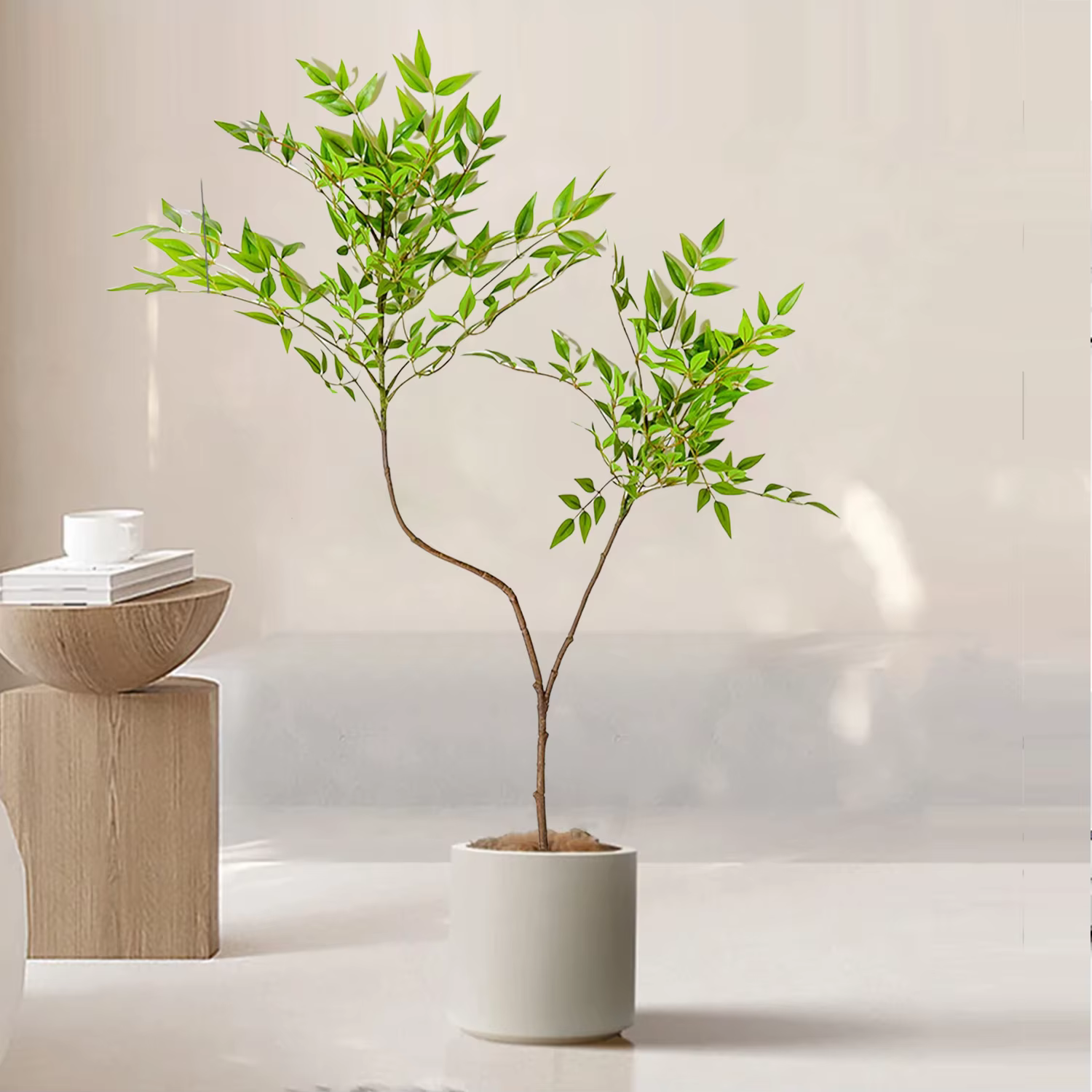 Feuilles de ficus de violon artificielles