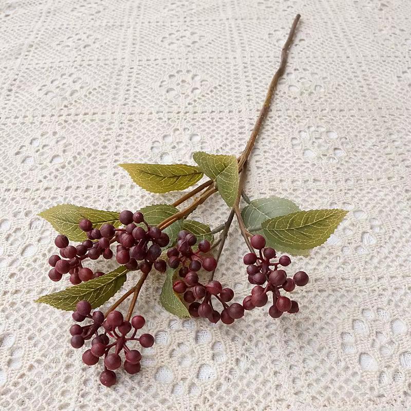 Branche de fruits rouges de 55 cm