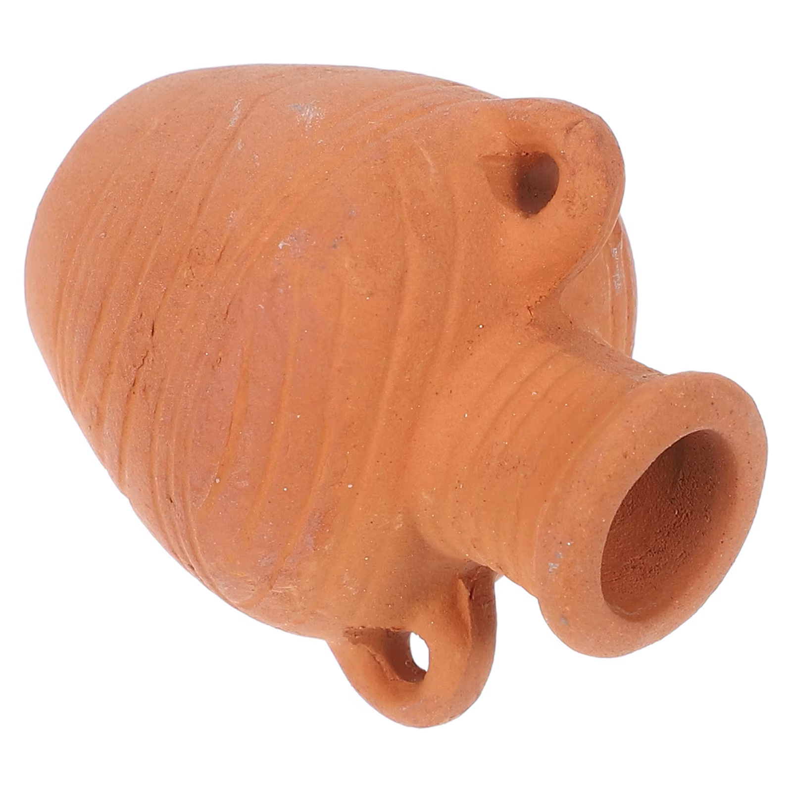 Mini pot de fleurs en terre cuite au design vintage