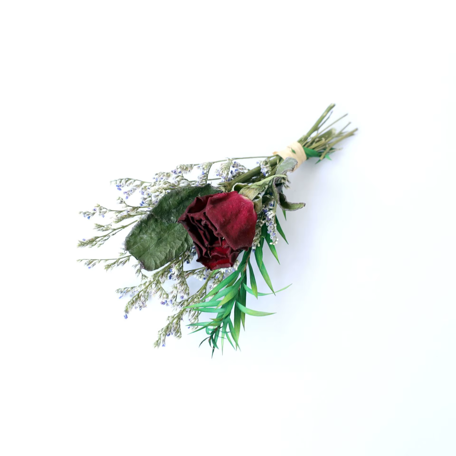 Bouquet de fleurs séchées vibrantes