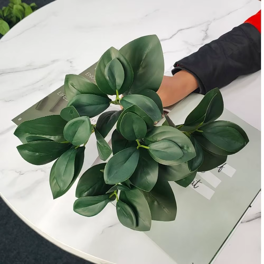 Plantes artificielles Acorn Peperomia 30 cm vertes