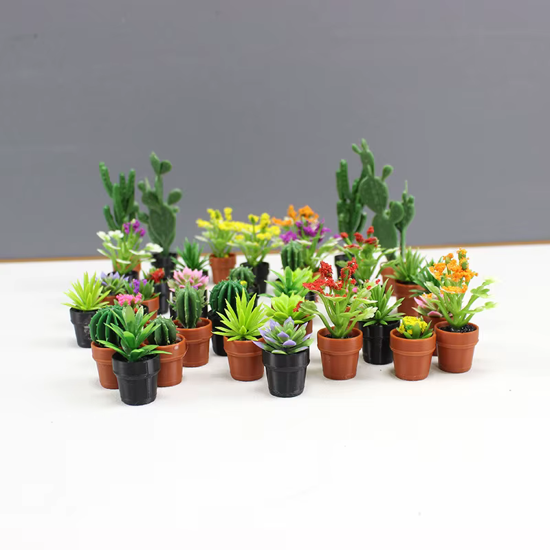 Mini plantes simulées Cactus