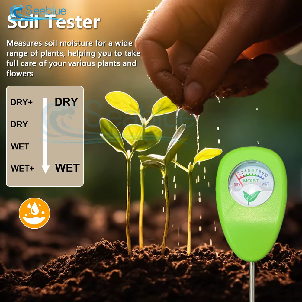 Détecteur de sol humidimètre de sol fleurs de jardin capteur d'humidité du sol compteur plantes moniteur