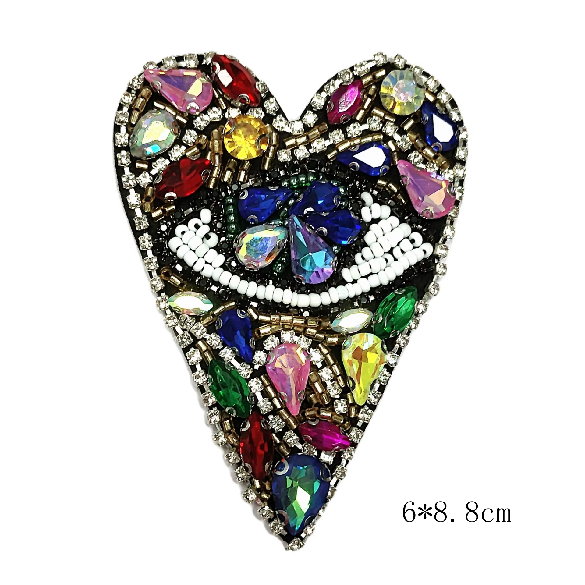 Applique de fleur de perle 3D