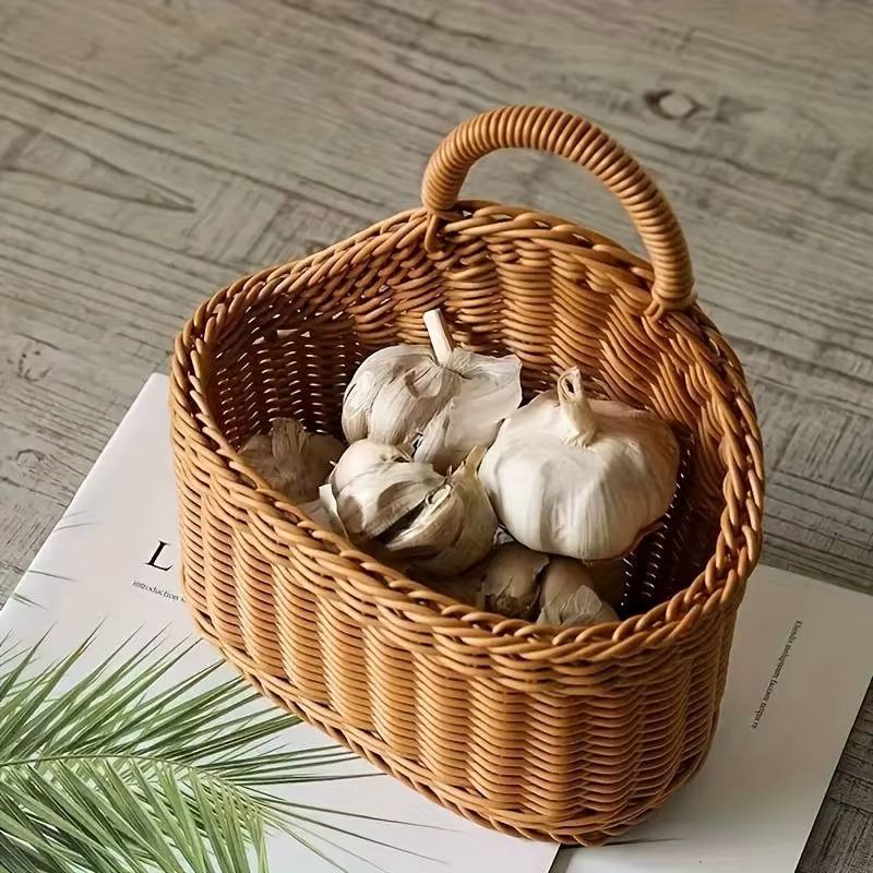 Panier de rangement tissé de Style ferme rustique