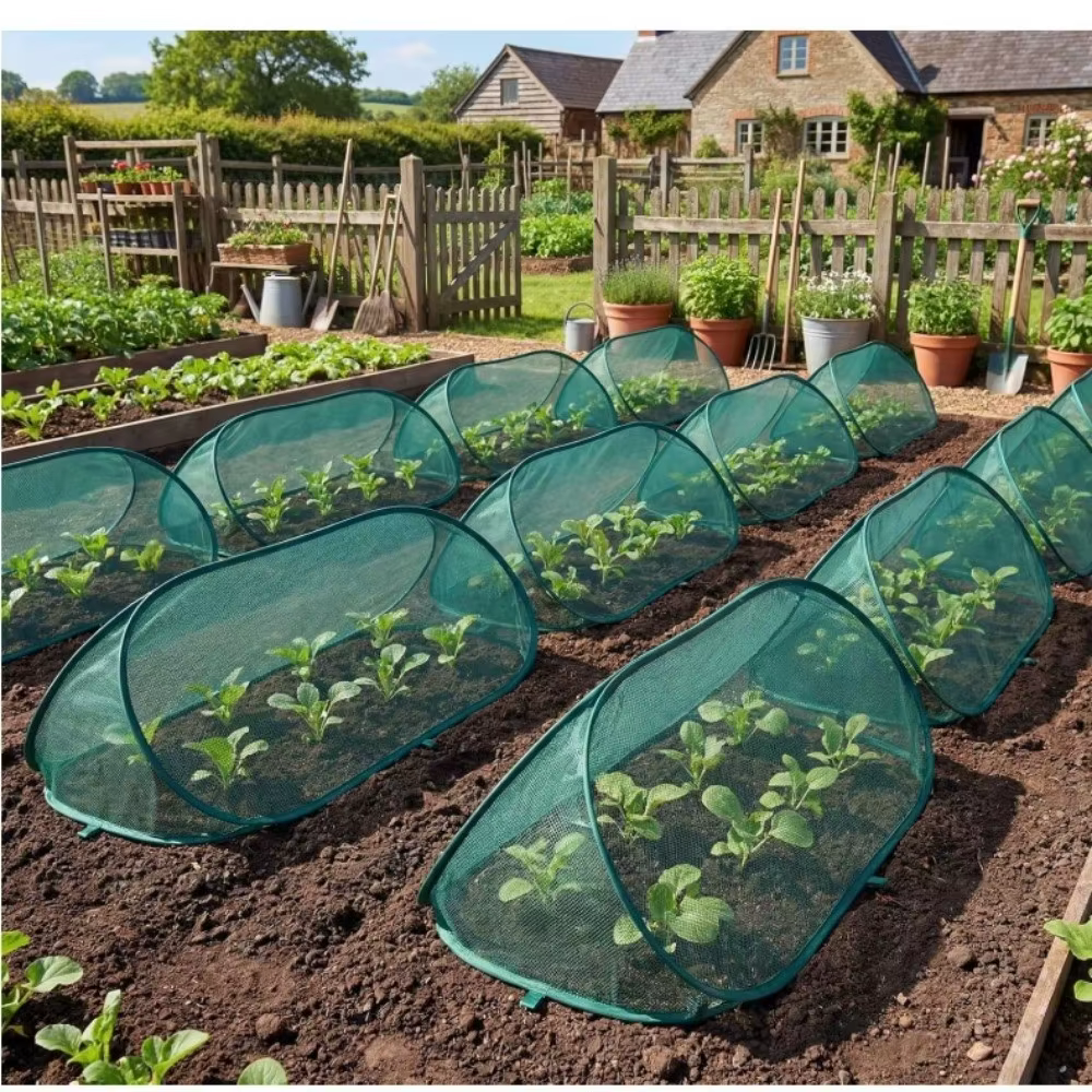 Filet de protection pliable pour plantes