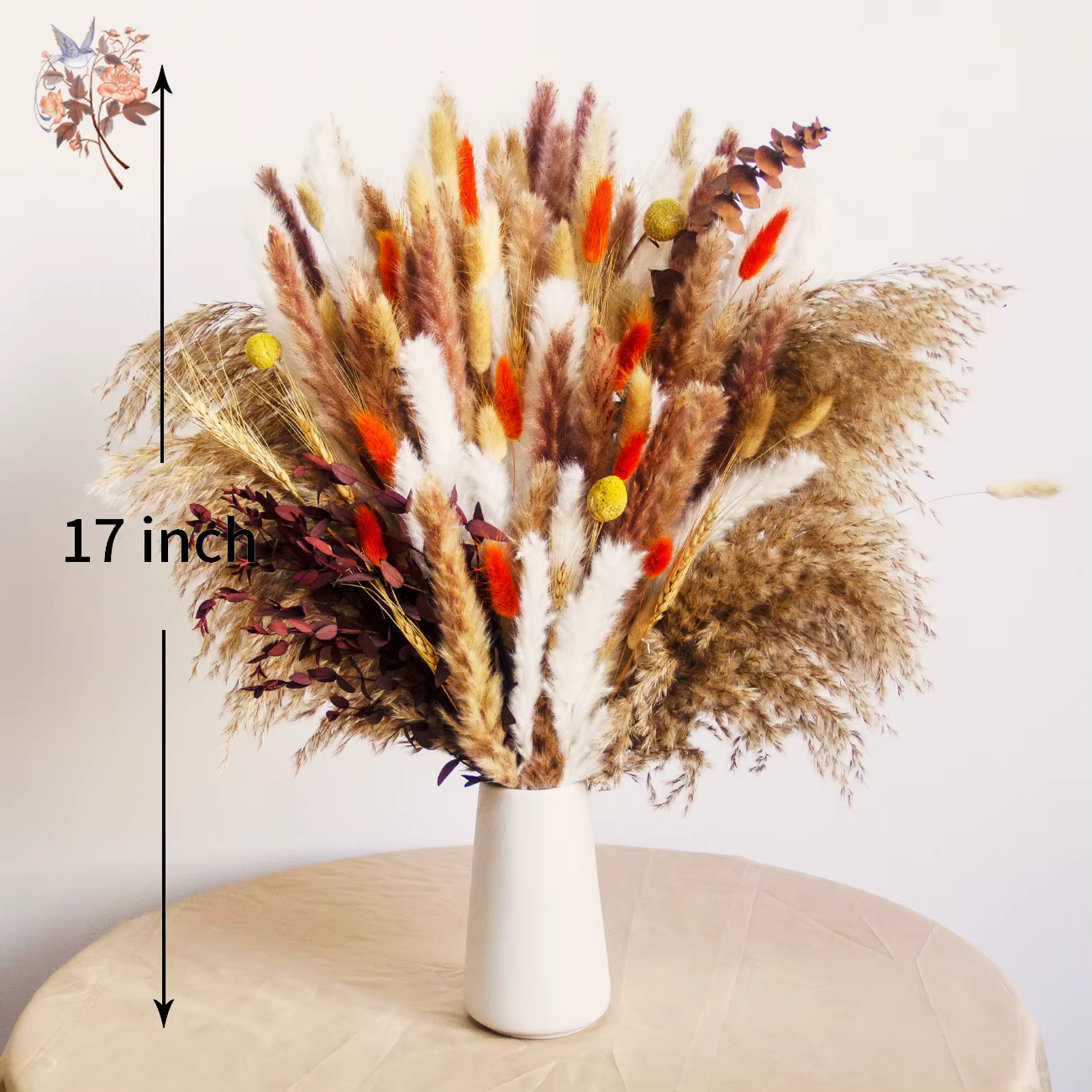 Bouquets de Pampas Moelleux