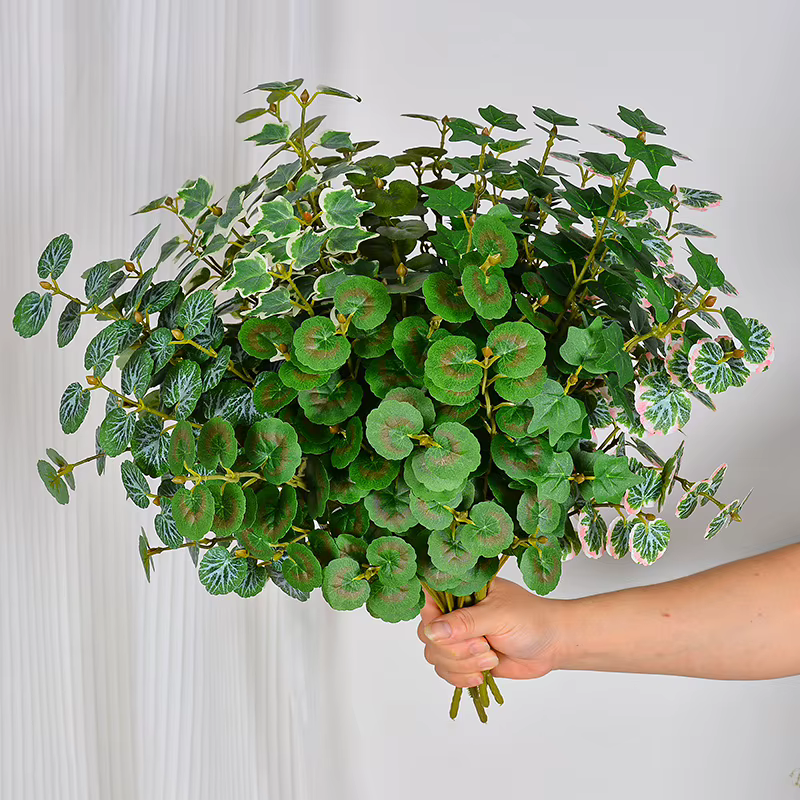 Bouquet de feuilles de crabe artificielles à 7 fourchettes