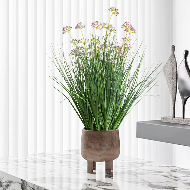 Grandes plantes artificielles pour la décoration de jardin de mariage