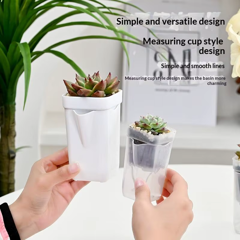 Pots auto-arrosants, pots de pépinière avec trous de drainage