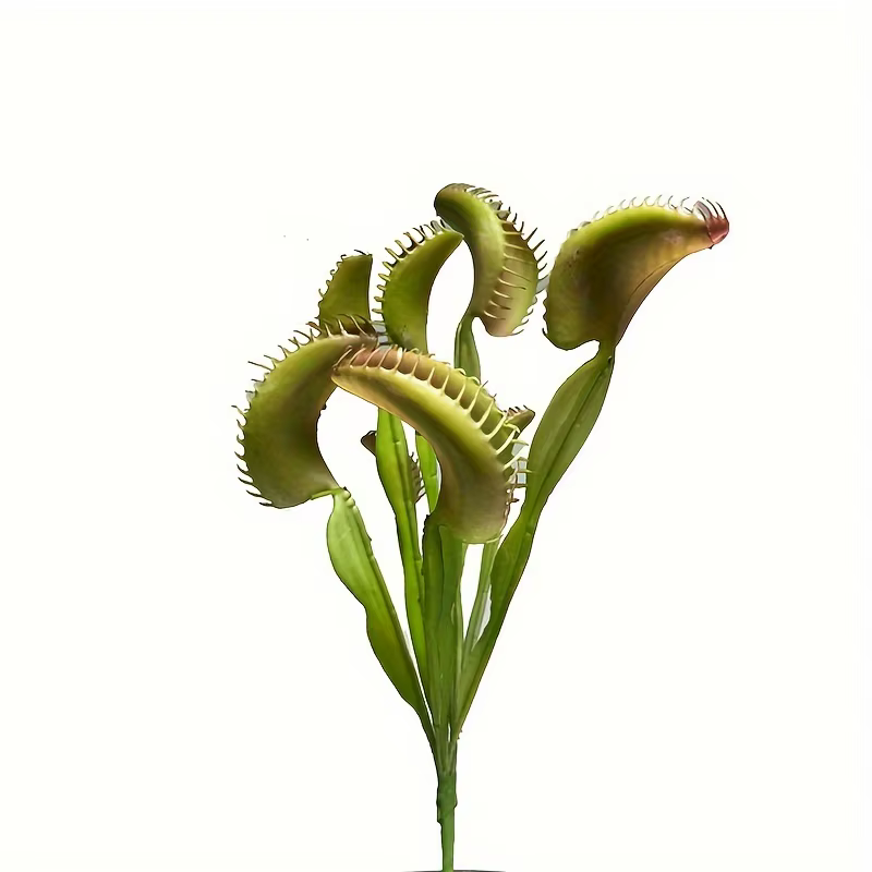 Plante de piège à mouche de vénus artificielle réaliste-perfecte pour Halloween et décoration intérieure