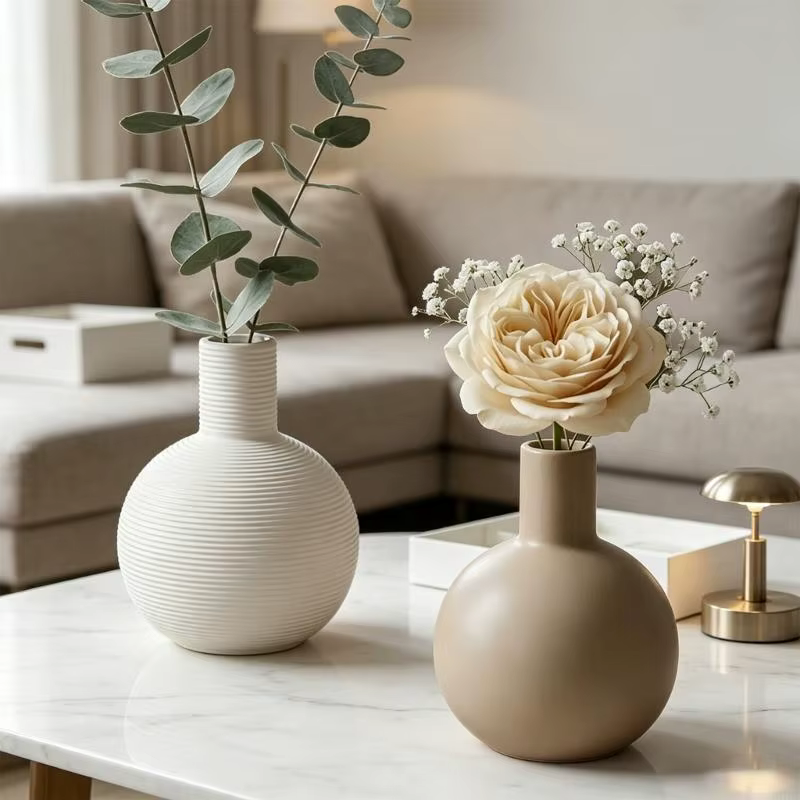 Vases décoratifs en céramique pour centres table