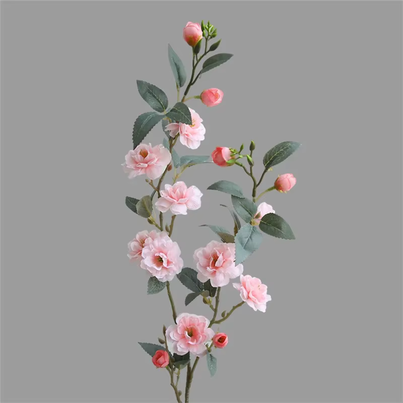 Nouvelle branche de camélia fleurs artificielles noël décoration de la maison faux Floral salon jardin Table artisanat mariage bricolage organiser