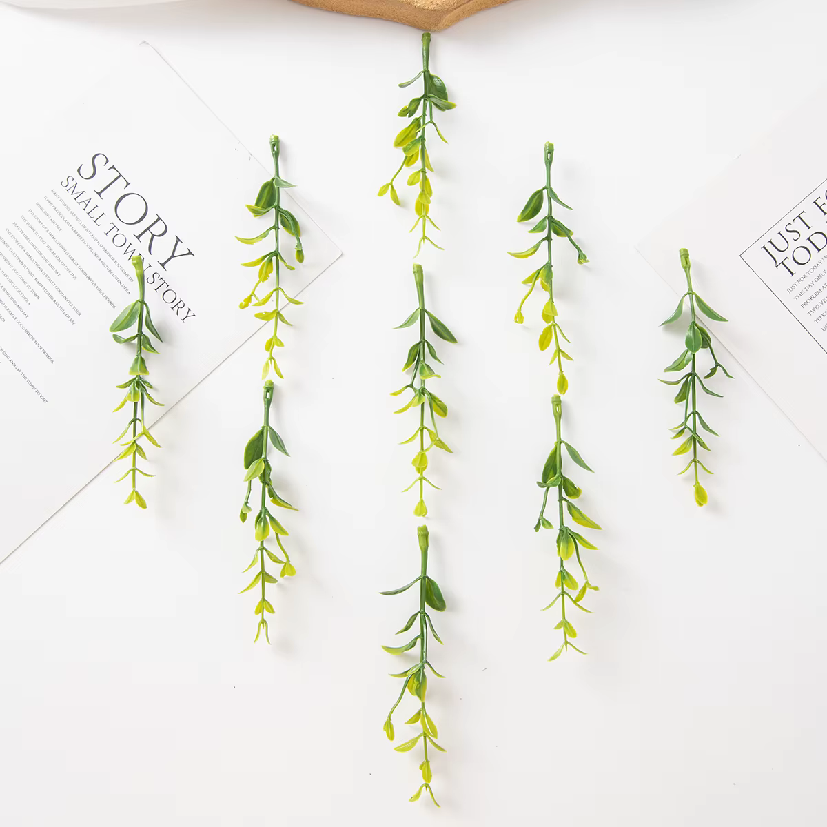 Feuilles de plantes artificielles pour décoration de jardin