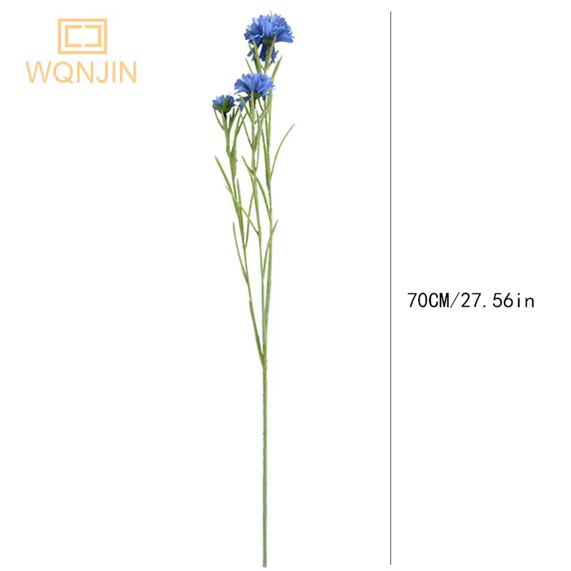 1 pièces nordique bleu longue branche étoilé bleuet soie fleurs artificielles maison fête de mariage décoration Flore