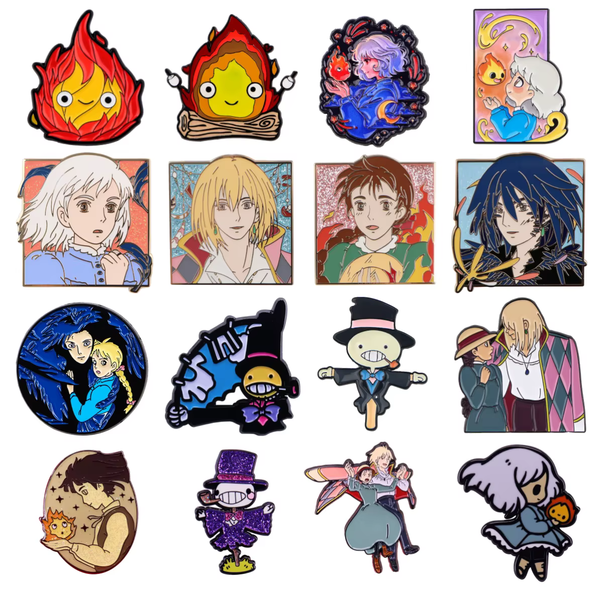 GérGifts-Broches émaillées de films d'anime japonais, épinglettes, insigne sur le sac à dos, accessoires de costume, bijoux de mode