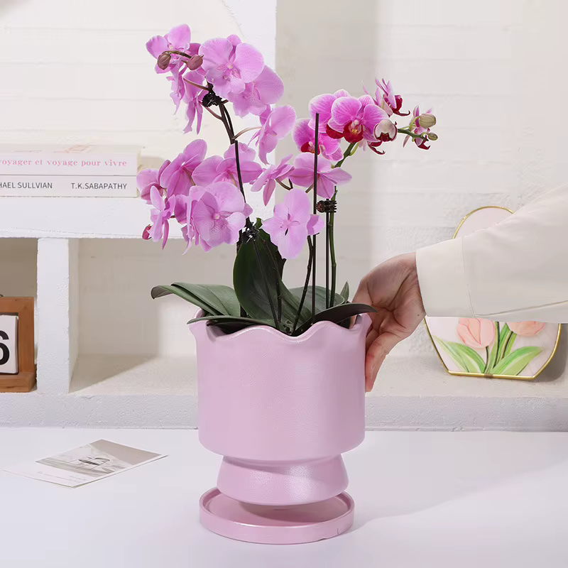 Pot à fleurs en céramique YFY