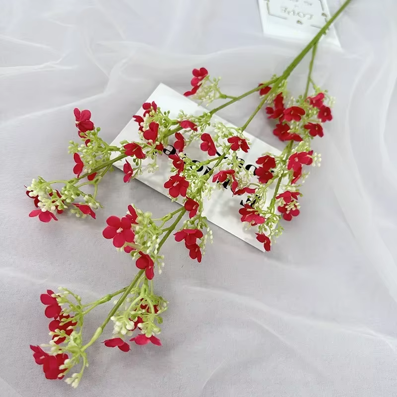 Fausses fleurs artificielles pour décoration de mariage