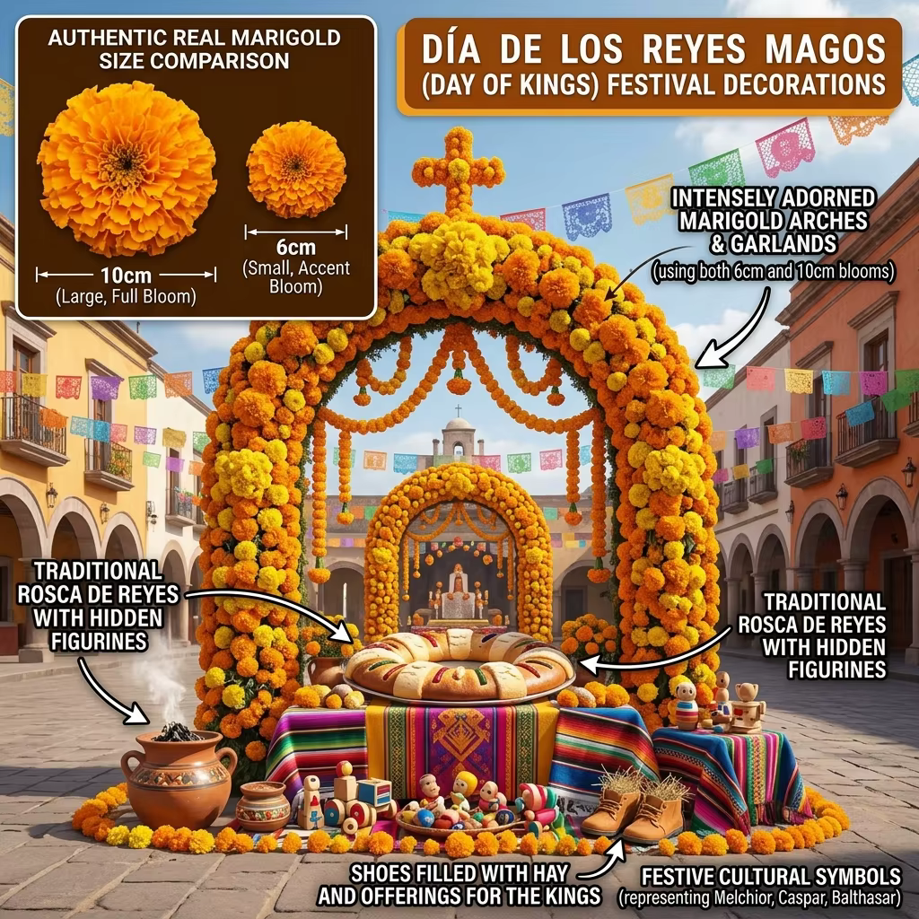 Têtes de fleurs de marguerite artificielles avec tiges