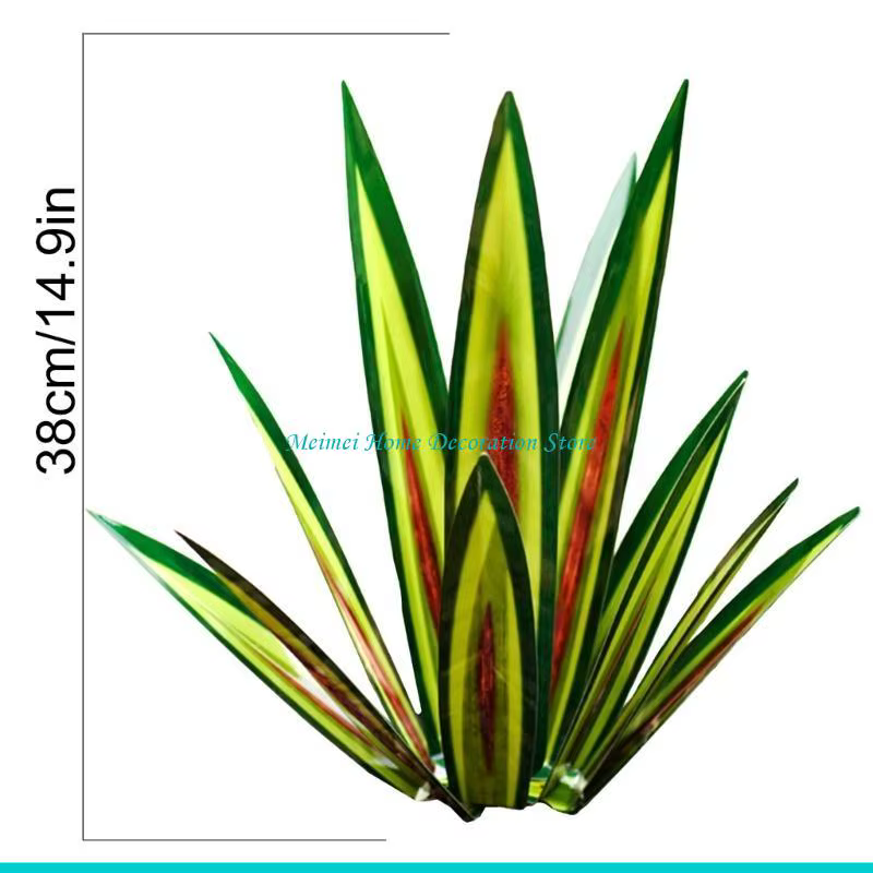 H7BF – décorations jardin en Agave pour piquet extérieur