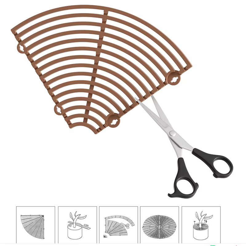Protection de Sol pour Pot de Plantes avec Grille