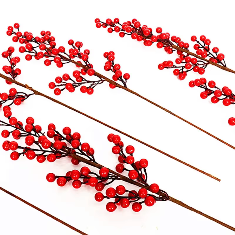 Plantes artificielles dorées chaudes