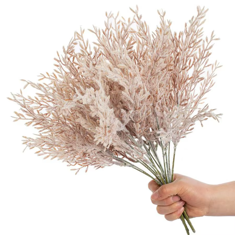 Fleur artificielle flocage oreille de blé jardin arc mariage mariée Bouquet maison Vase Table Festival guirlande bricolage cadeau décoration