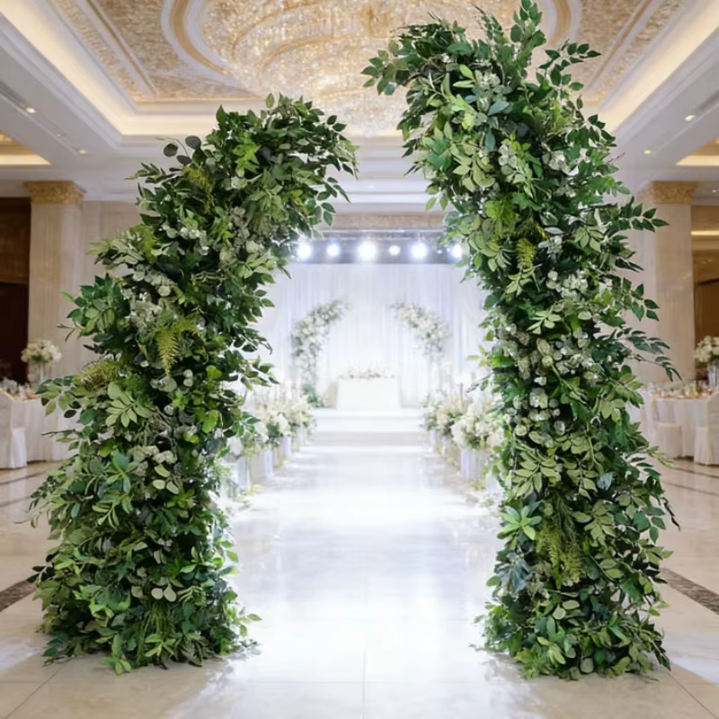 Nouveau corne de plante verte artificielle