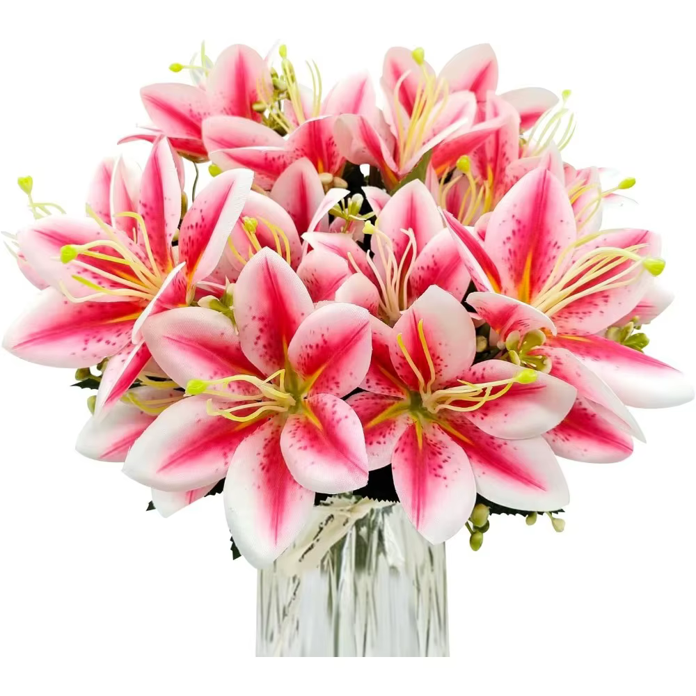 Bouquet de fleurs artificielles d'orchidées