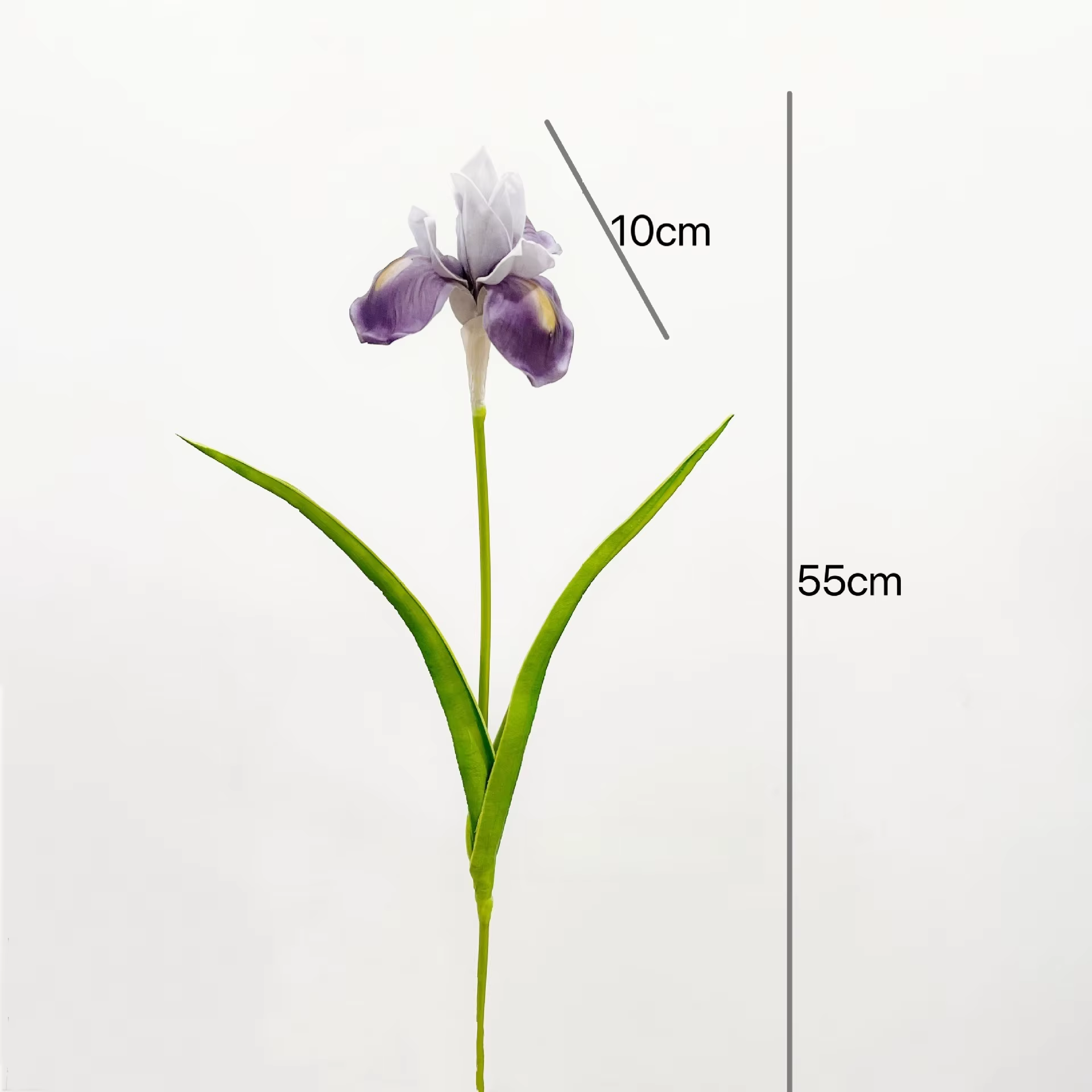 Fleurs d'iris artificielles de haute qualité de 21