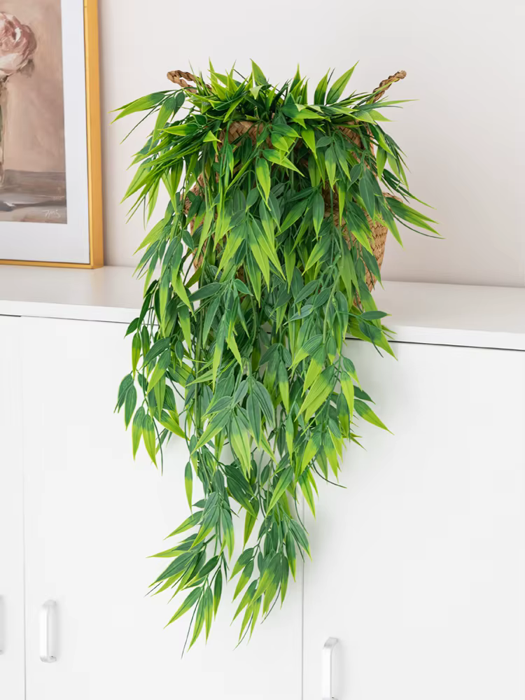 Plantes artificielles En Plastique Vente Chaude Feuille De Saule Saison De Mariage Maison Décor Extérieur Jardin Arc Couronne Festival BRICOLAGE Cadeau Boîte Pas Cher