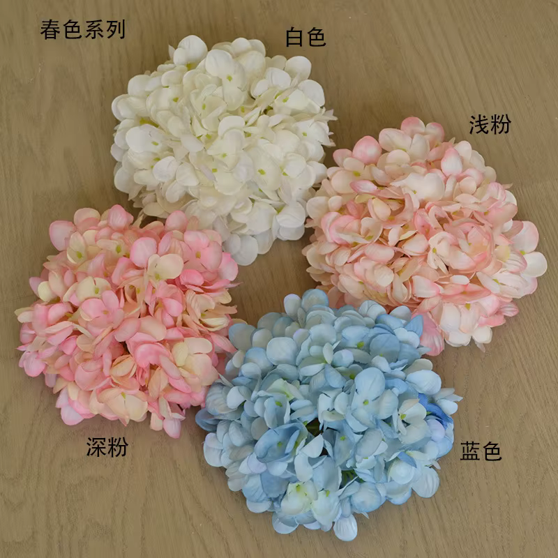 Tête d'hortensia 18cm, accessoires faits à la main