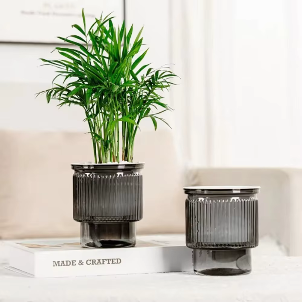 Pot de plantes hydroponiques auto-arrosant de luxe léger
