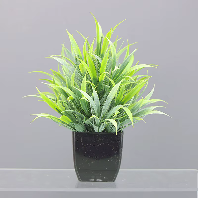 Plantes artificielles bonsaï vert en pot