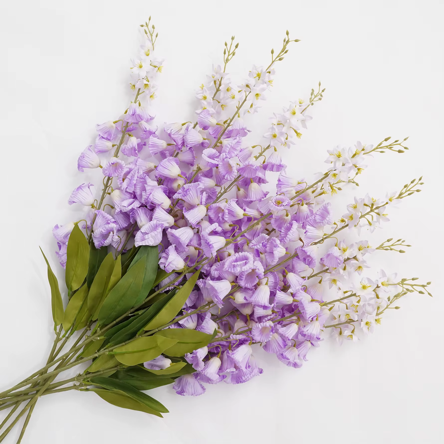 Fleur artificielle Angela A9991 en forme de campanule violette