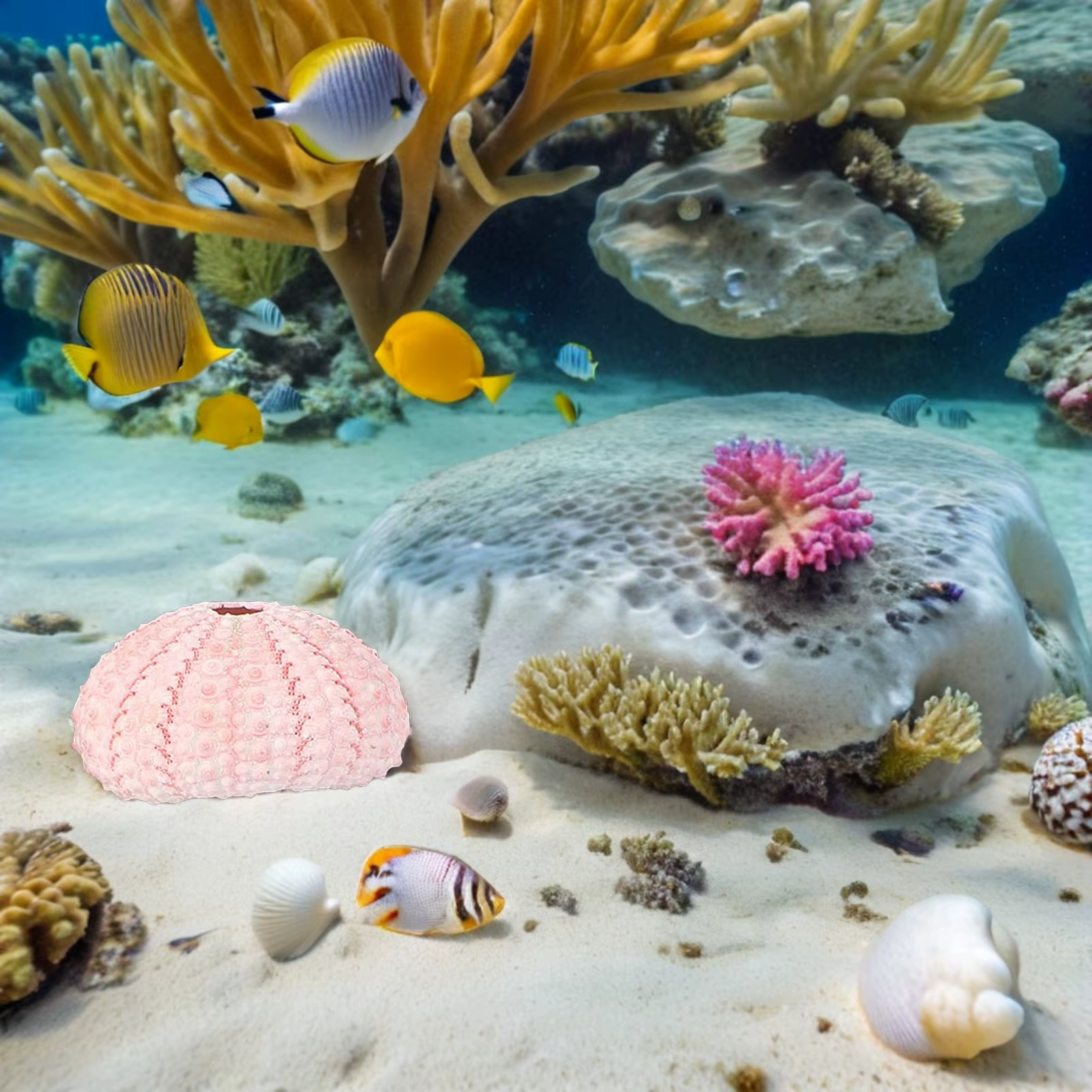 6 Pièces Supports Créatifs pour Plantes Aériennes en Forme d'Urène de Mer