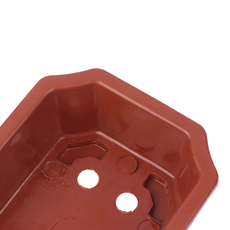 Pots de bonsaï Vintage en plastique