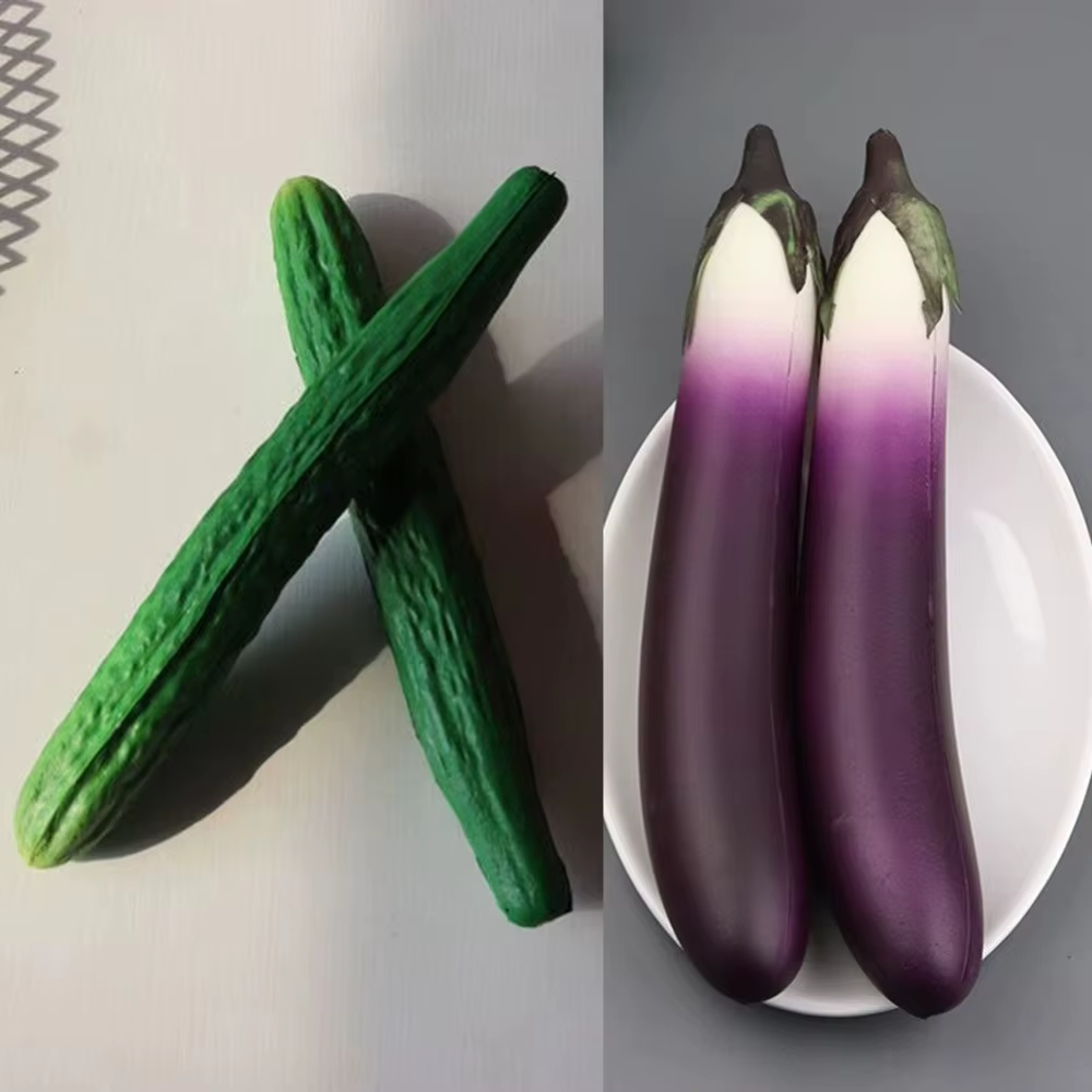 Légumes artificiels en PU : Concombre