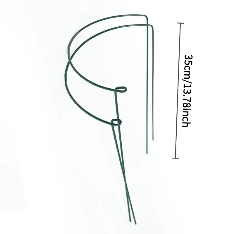 Support de treillis métallique semi-circulaire 35 cm (6-12 pièces) pour plantes d'intérieur