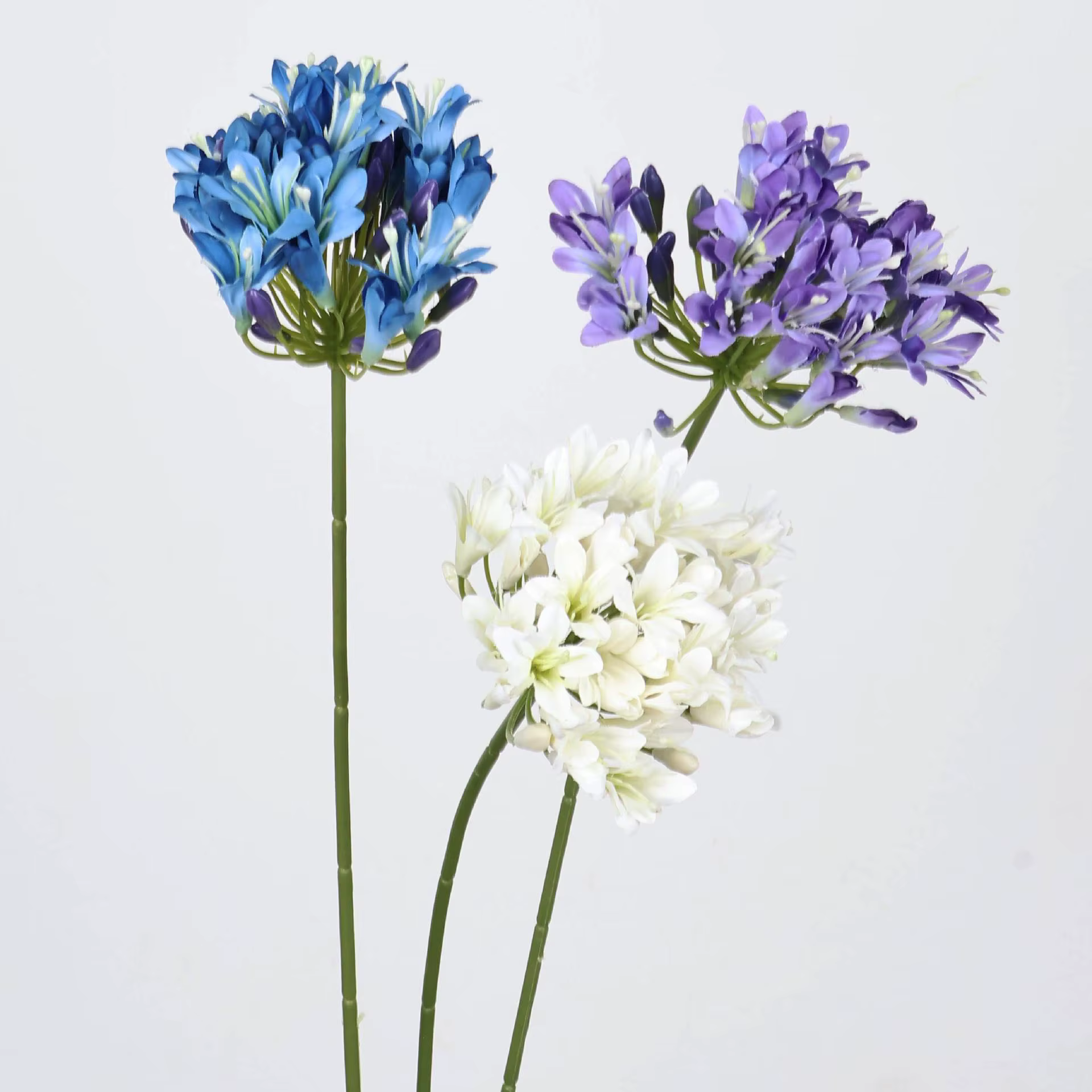 Arrangement Floral Faux fleur d'agapanthus artificielle de 30 pouces