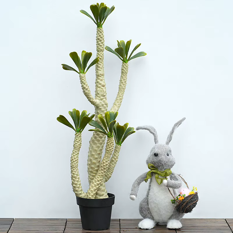 Plantes Tropicales Artificielles au Toucher Réel